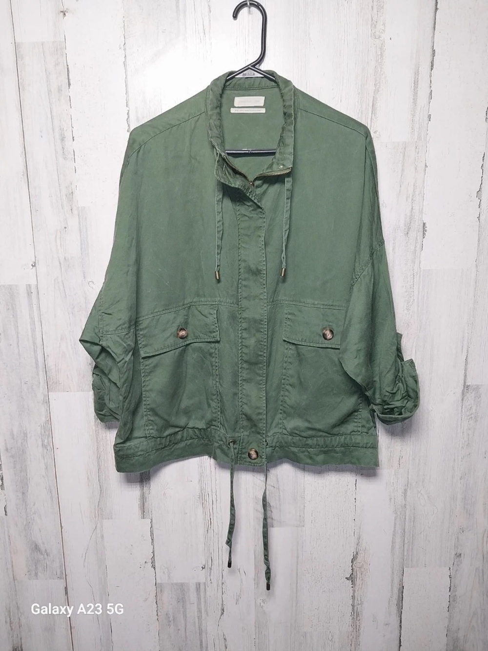 Urban Outfitters Olive Green Women's Utility Jacket. 100% Lyocell